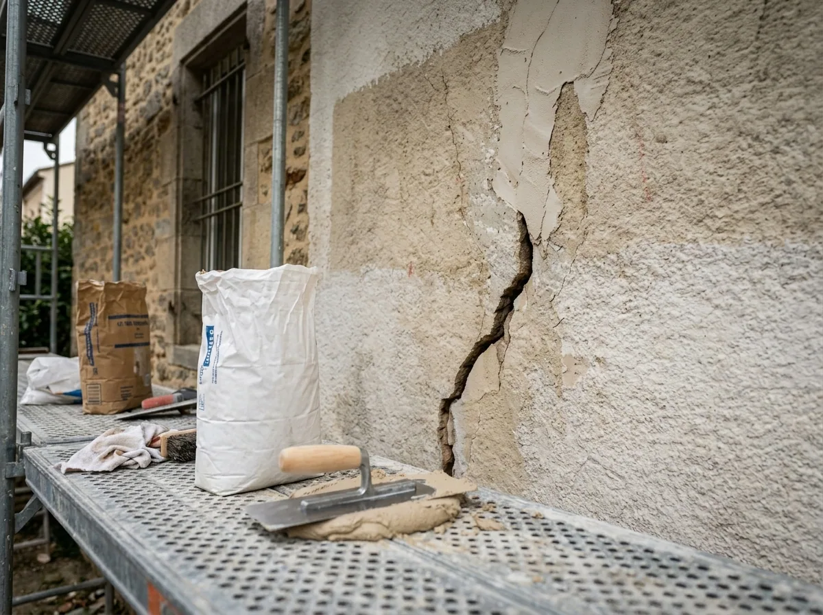 Réparation fissures façade Chartres